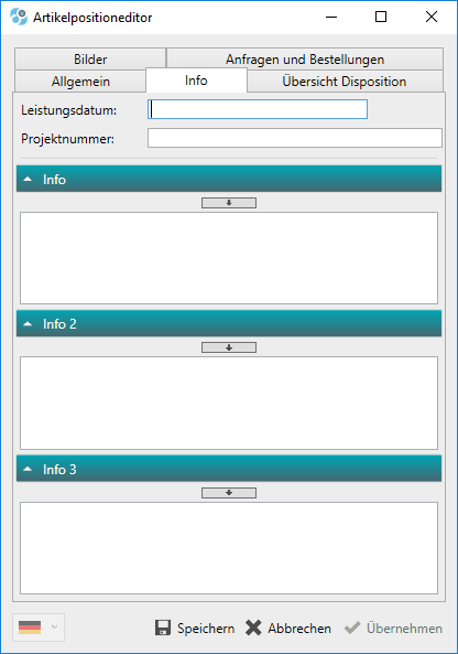 Verkaufvorgang-Position-Info